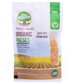 Go Earth Organic Tuar Dal   Pack  200 grams